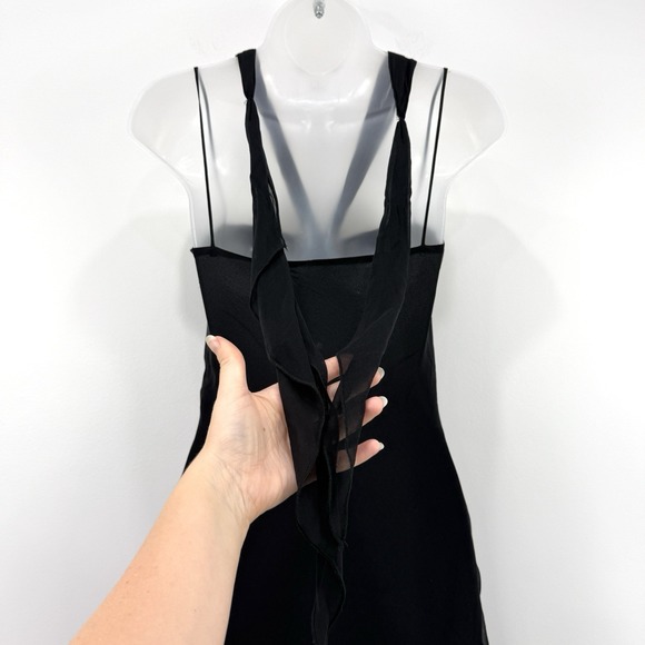 Dina Bar El Dress Womens‎ P VTG Y2K 100% Silk Fairy Grunge Romantic Whimsigoth - Picture 12 of 13